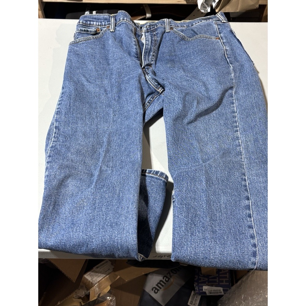 Vtg Levis Mens Jeans 505 Size 36 x 29 Straight Leg Medium Wash Denim